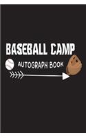 Baseball Camp Autograph Book
