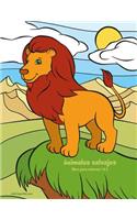 Animales salvajes libro para colorear 1 & 2: (Animales Salvajes)