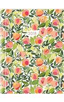 2018 Recipe Diary Peaches Design