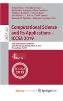 Computational Science and Its Applications - ICCSA 2019