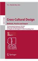 Cross-Cultural Design Methods, Practice and Impact