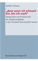 Arbeiten zur Pastoraltheologie, Liturgik und Hymnologie: RezeptivitÃ¤t und ProduktivitÃ¤t des Glaubenssubjektes in der Homiletik Hans Joachim Iwands