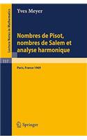 Nombres de Pisot, Nombres de Salem Et Analyse Harmonique