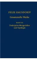 Felix Hausdorff - Gesammelte Werke Band III