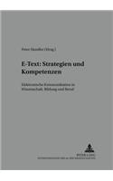 E-Text: Strategien Und Kompetenzen