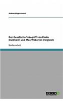 Der Gesellschaftsbegriff von Emile Durkheim und Max Weber im Vergleich