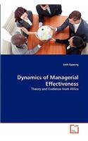 Dynamics of Managerial Effectiveness