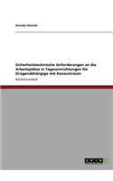 Sicherheitstechnische Anforderungen an die Arbeitsplätze in Tageseinrichtungen für Drogenabhängige mit Konsumraum