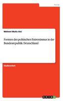 Formen des politischen Extremismus in der Bundesrepublik Deutschland