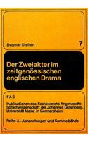 Der Zweiakter im zeitgenoessischen englischen Drama