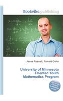 University of Minnesota Talented Youth Mathematics Program
