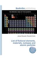 List of Fictional Elements, Materials, Isotopes and Atomic Particles: (English)