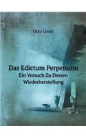 Das Edictum Perpetuum Ein Versuch Zu Dessen Wiederherstellung