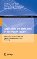 Applications and Techniques in Information Security