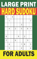 Large Print HARD Sudoku for Adults