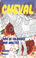 Livre de coloriage pour adultes - Mandala - Animaux - Cheval
