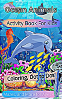 Ocean Animals Activity Book For Kids