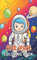 Cute Space Coloring Book for Kids