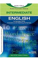 English Language Skills for Intermediate Level Answers and Marking Schemes