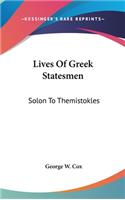 Lives Of Greek Statesmen