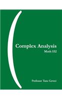 Complex Analysis