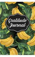 Gratitude Journal: Bananas And Leaves Pattern