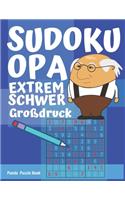 Sudoku Opa - Extrem Schwer - großdruck