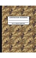 Composition Notebook Graph Paper 5x5