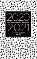 2020 2021 Two Year Monthly Calendar, Jan 2020- Dec 2021 Agenda