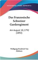 Das Franzosische Schweizer Garderegiment