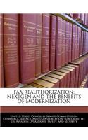 FAA Reauthorization: Nextgen and the Benefits of Modernization