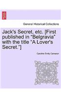 Jack's Secret, Etc. [First Published in 