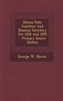 Illinois State Gazetteer and Business Directory for 1858 and 1859
