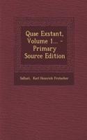 Quae Exstant, Volume 1... - Primary Source Edition