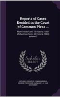 Reports of Cases Decided in the Court of Common Pleas ...