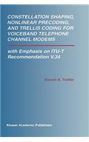 Constellation Shaping, Nonlinear Precoding, and Trellis Coding for Voiceband Telephone Channel Modems