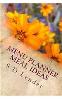 Menu Planner Meal Ideas: (English)