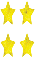 Stars, Gold Foil Chart Seals