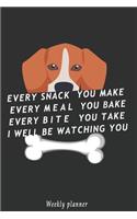every snack you make every meal you bake every bite you take I well be watching you