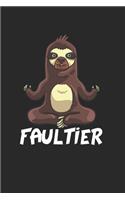 Faultier Notizbuch