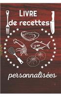Livre de recettes personnalisées