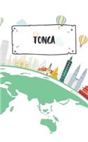 Tonga: Ruled Travel Diary Notebook or Journey Journal - Lined Trip Pocketbook for Men and Women with Lines