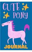 Cute Pony Journal