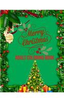 Merry Christmas Adult Coloring Book: a beautiful coloring book with Christmas