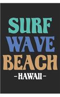 Surf Wave Beach Hawaii