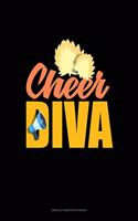 Cheer Diva: Unruled Composition Book(1252 Unruled Composition Book)
