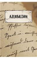 Azerbaijan: Ruled Travel Diary Notebook or Journey Journal - Lined Trip Pocketbook for Men and Women with Lines