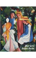 Four Girls (August Macke) - Notebook/Journal: 8"x10" Journal Ruled - 200 Pages