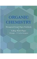 Organic Chemistry Hexagonal Graph Paper Notebook
