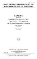 Protecting taxpayers from schemes and scams during the 2015 tax filing season
